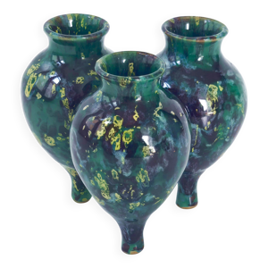 Vase triple soliflore
