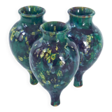 Vintage triple soliflore vase 1950