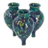 Vintage triple soliflore vase 1950