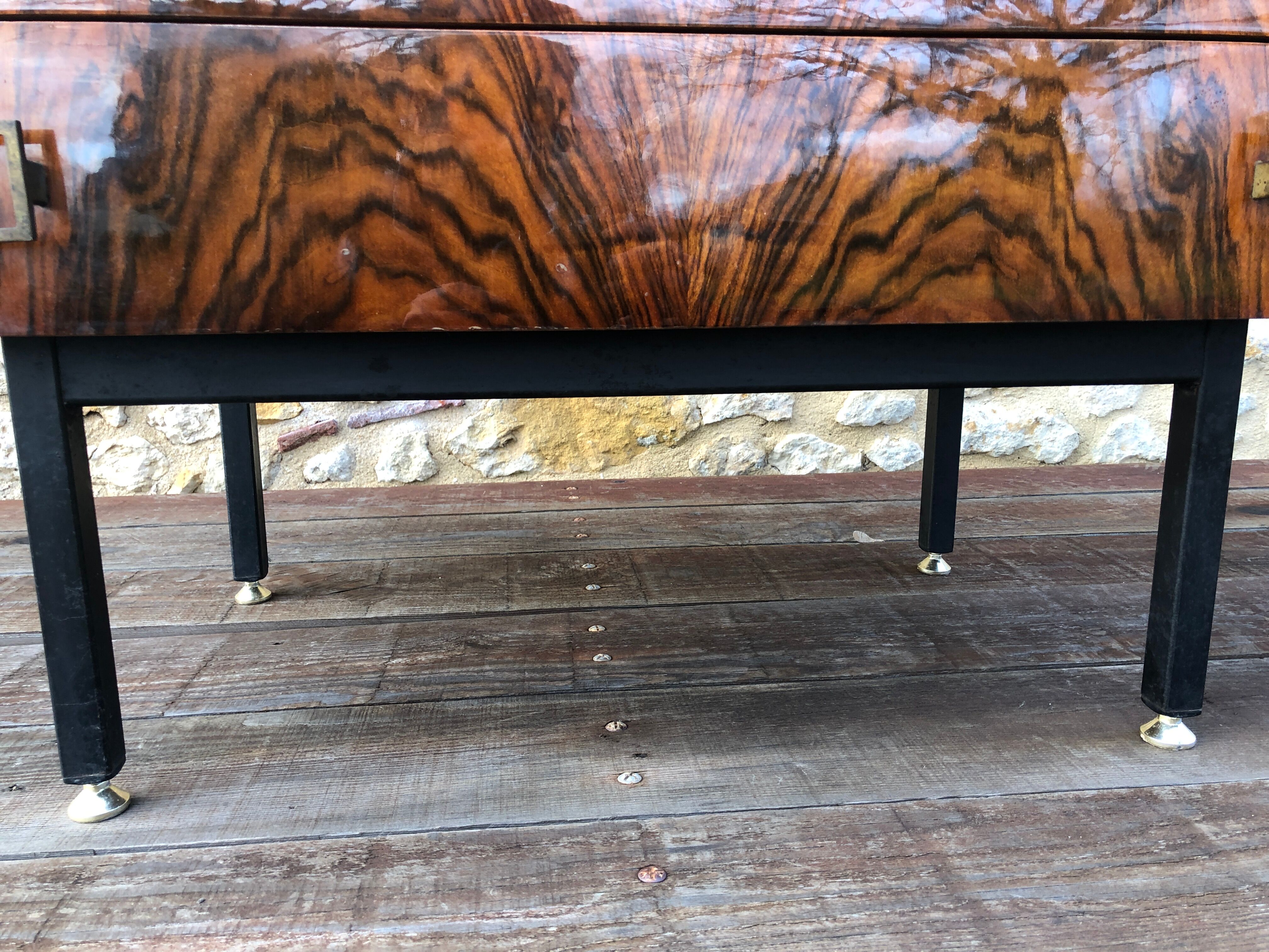 Vintage dresser with three rosewood drawers circa 70