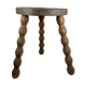 Tabouret tripode en bois