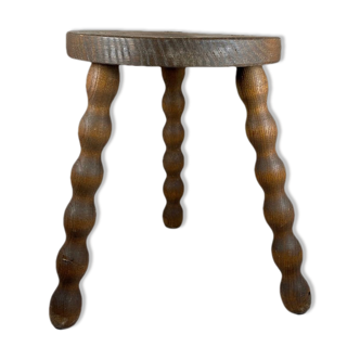 Wooden tripod stool