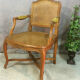 Cane Chair in Walnut a spacer and flat file