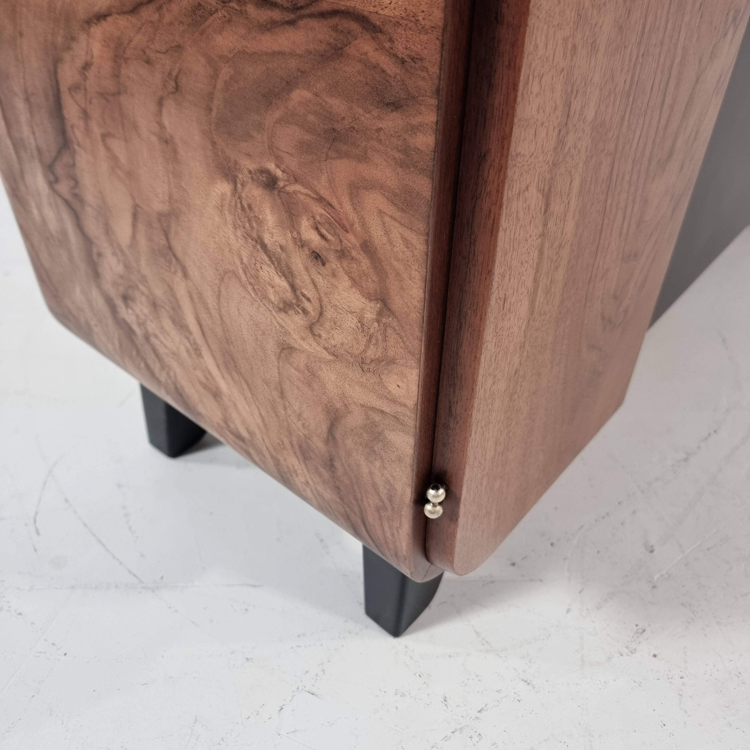Art Deco Bar Cabinet  by Jindrich Halabala for Up Závody, 1940s.