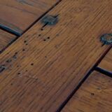Massive old chene farm table