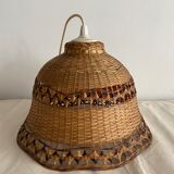 Vintage rattan pendant lamp