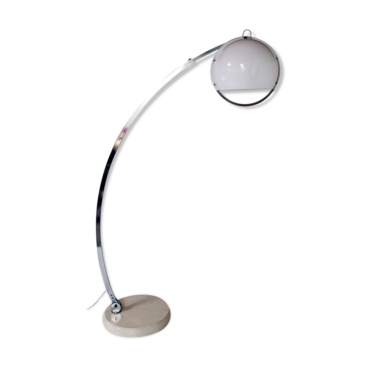 Vintage booglamp by Guzzini for Harveiluce, Italy 1960s
