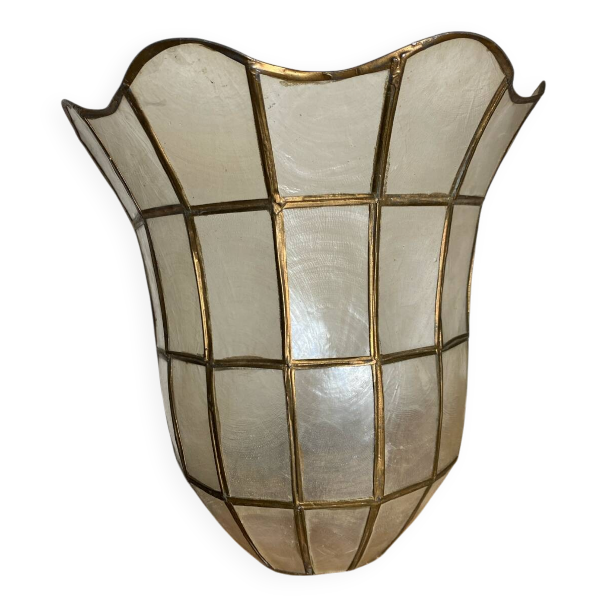 Applique en nacre et laiton