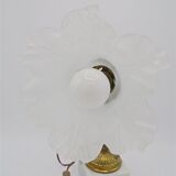 Opaline flower lamp