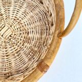 Vintage rattan basket