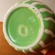 Almond green vase