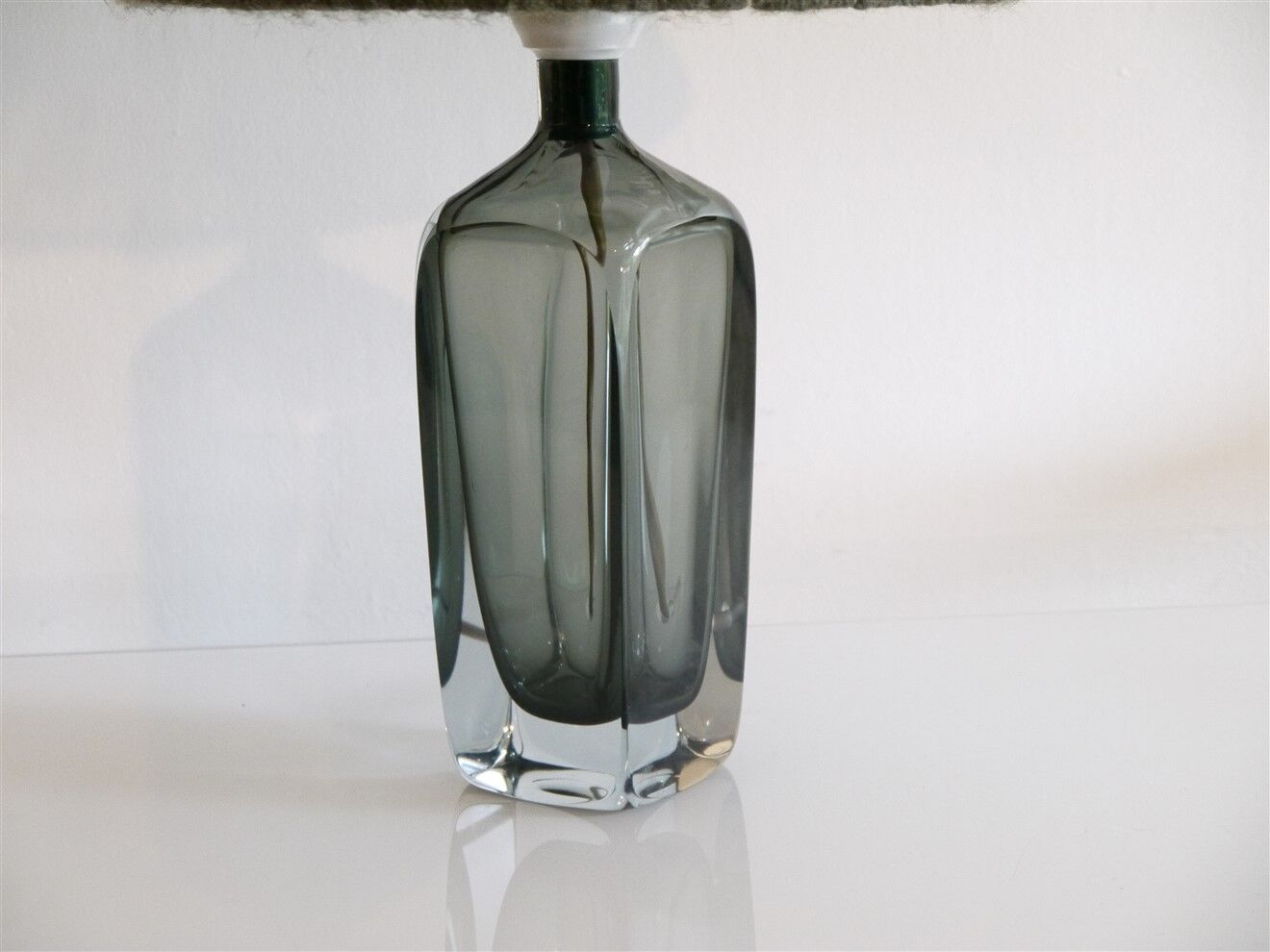 Scandinavian glass lamp by Asta Stromberg 1970