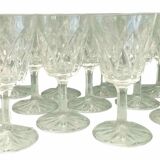 Set de 11 verres à vin vintage