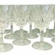 Set of 11 vintage wine glasses