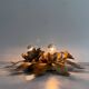 Three-arm flush lamp, brass, Design/One, 1960s, Germany