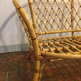 Rattan bench