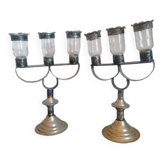 Moroccan candle holders