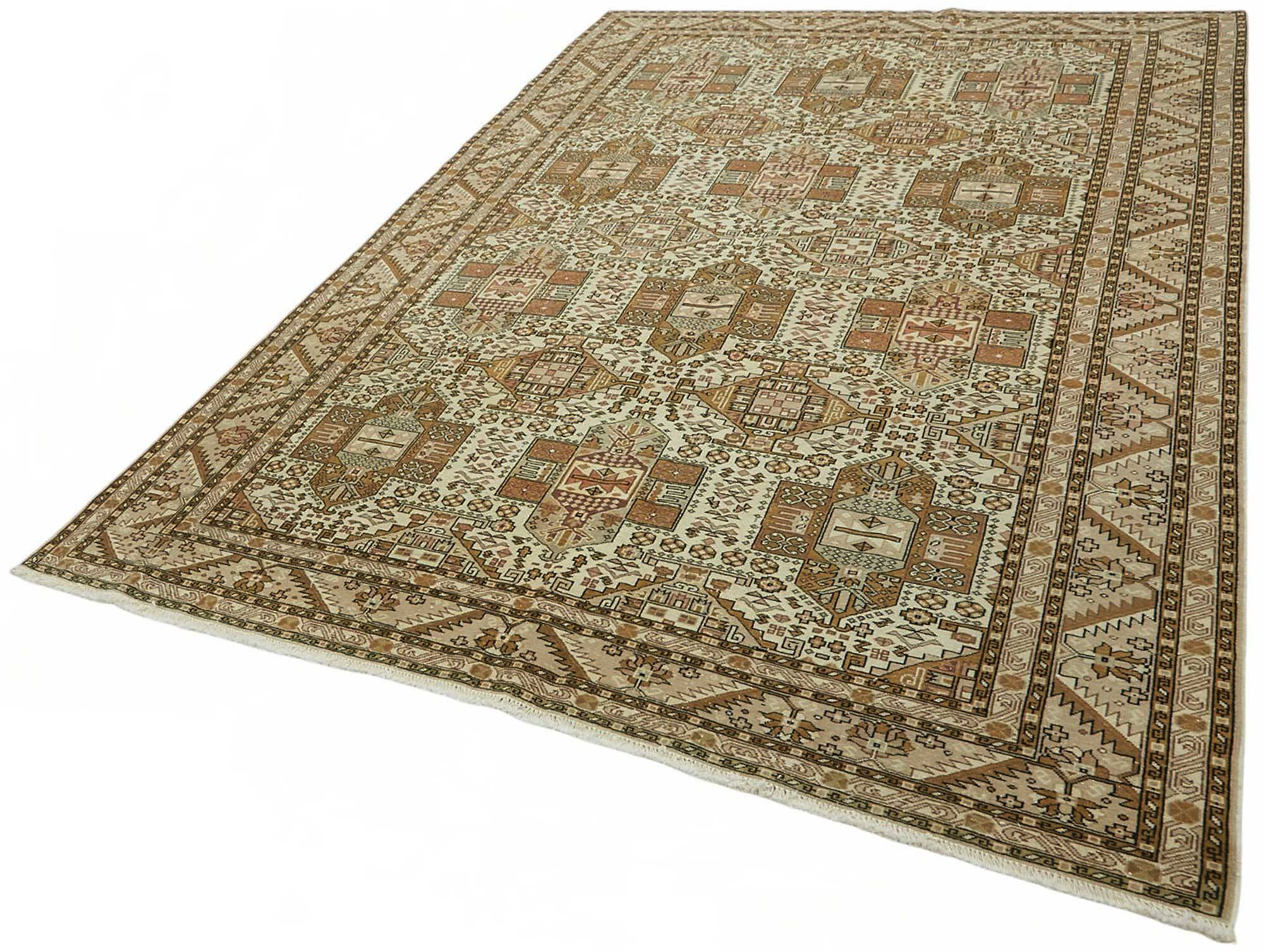 Turkish Wool Vintage Kayseri Rug 198 cm x 295 cm