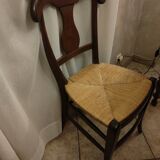 Set of 4 solid beech wood chairs