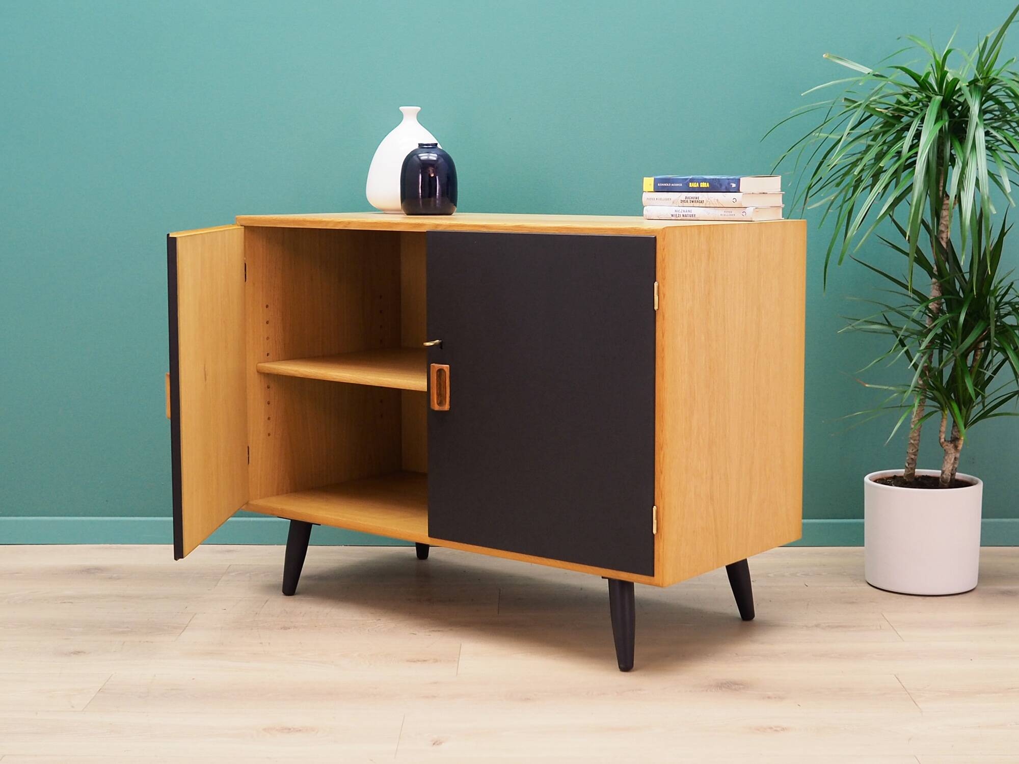 Ash cabinet, Danish design, 1970s, manufacturer: Søborg