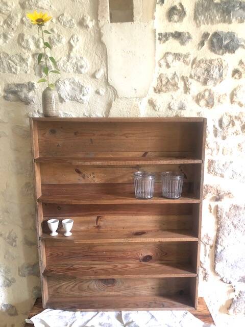 Etagère de métier en bois