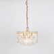 Palazzo chandelier in gilded brass and crystal glass, Kalmar, Austria, 1970.