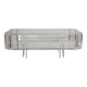 Table basse en verre acrylique transparent