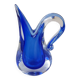Murano blue glass pitcher vase by Flavio Poli Seguso