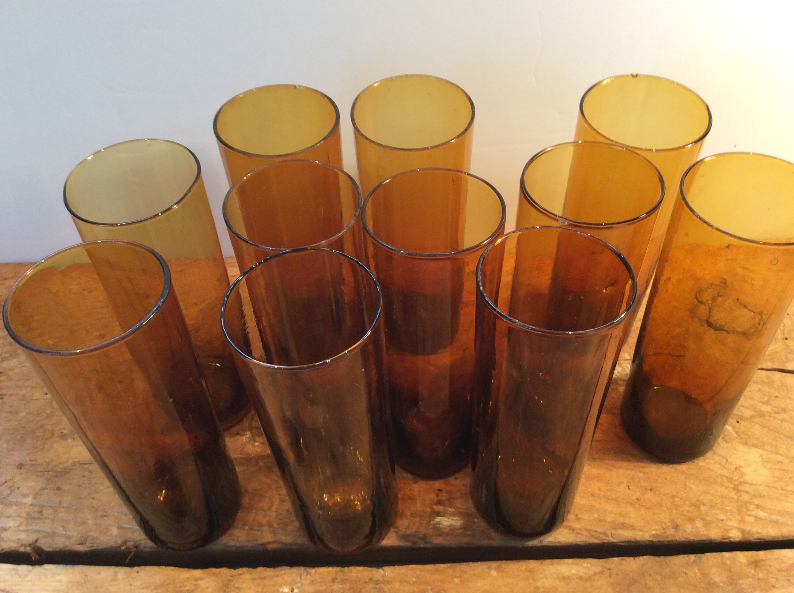 Glasses vintage orangeade