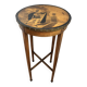 Art deco side table in wood with paint
