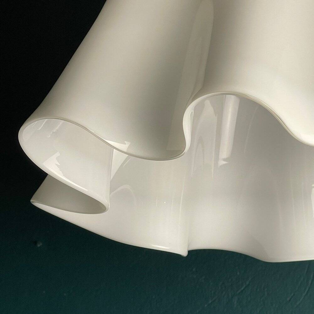 Vintage pendant lamp in wallpaper made of Murano glass from Vetri Murano, Italy, 1970s.