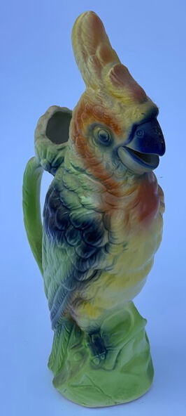 Ceramic parrot pitcher