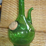 Blown glass carafe with spout
