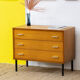 Vintage Scandinavian Chest of Drawers – 90 cm