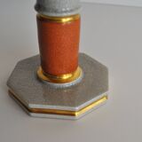 Royal Copenhagen Crackle glaze porcelain candle holder,Denmark 1950s