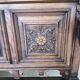 Banquette-coffre ancienne style Henri II / Néo-Renaissance en bois sculpté