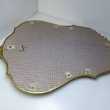 Baroque-style gold mirror 62 cm by 45 cm