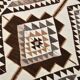 3x10 Brown Beige Persian Kilim Runner Rug, 97x324Cm