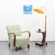 50s floor lamp with integrated table