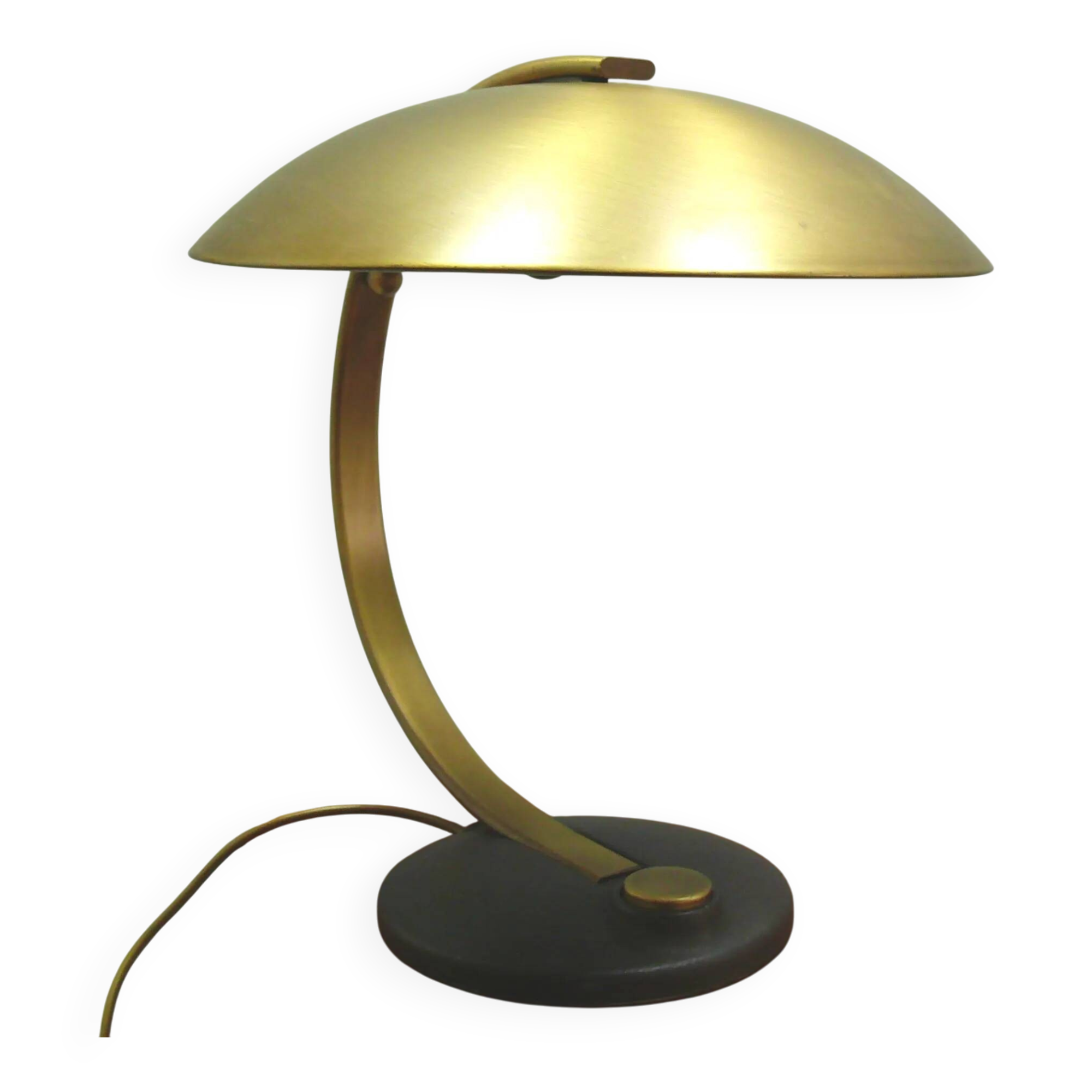 Brass table lamp, Hillebrand, 1960s