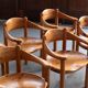 Ensemble de 6 chaises de salle à manger par Rainer Daumiller, années 1970