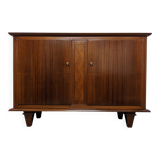 Art Deco style rosewood and sycamore sideboard circa 1950