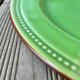 Large plate or green ceramic presentation dish