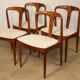 Set of 4 “Juliane” chairs by Johannes Andersen – 1960s