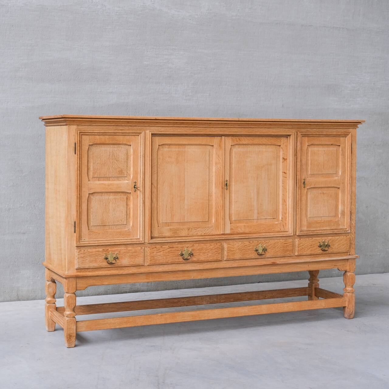 Henning Kjaernulf attribution Oak Mid-Century Danish Sideboard