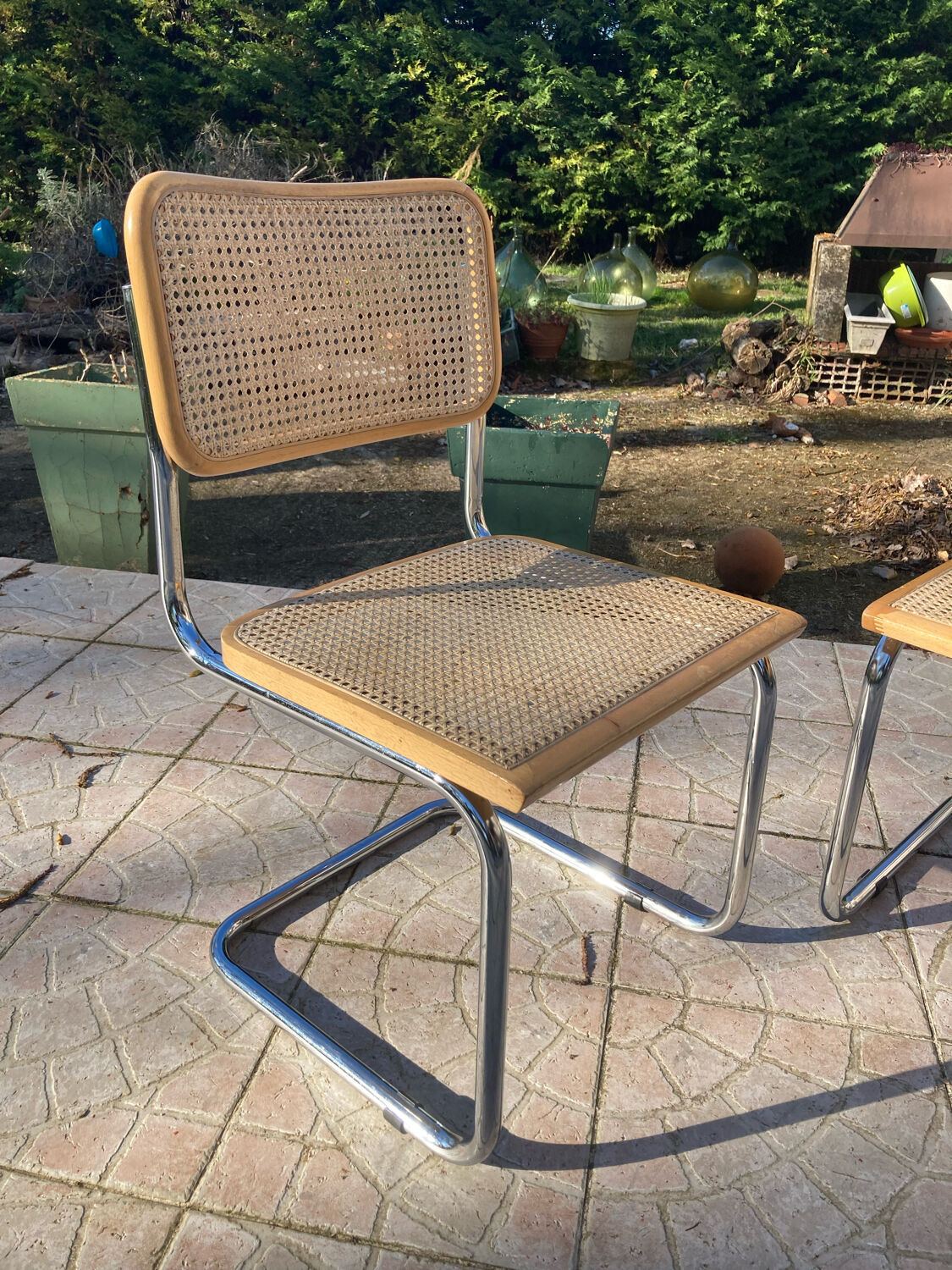 Pair of vintage Marcel Breuer chairs