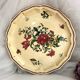Decorative plate earthenware of Salins France decoration Strasbourg