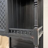 Black antique shelf