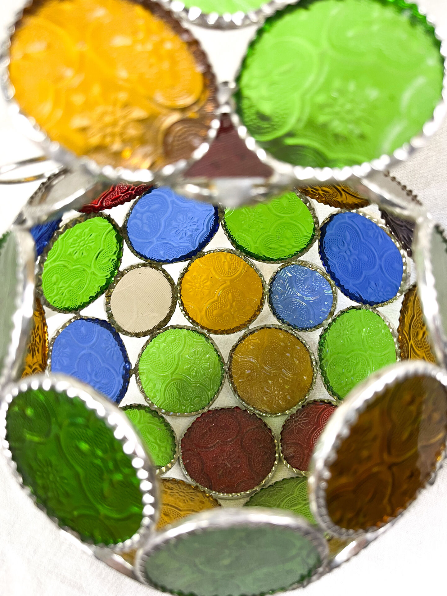 Moroccan lantern in stained glass