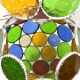 Moroccan lantern in stained glass